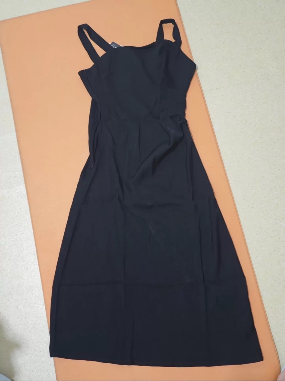 Classic Black Sleeveless Midi Dress